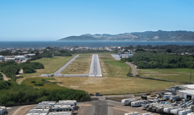 Oceano airport fly in