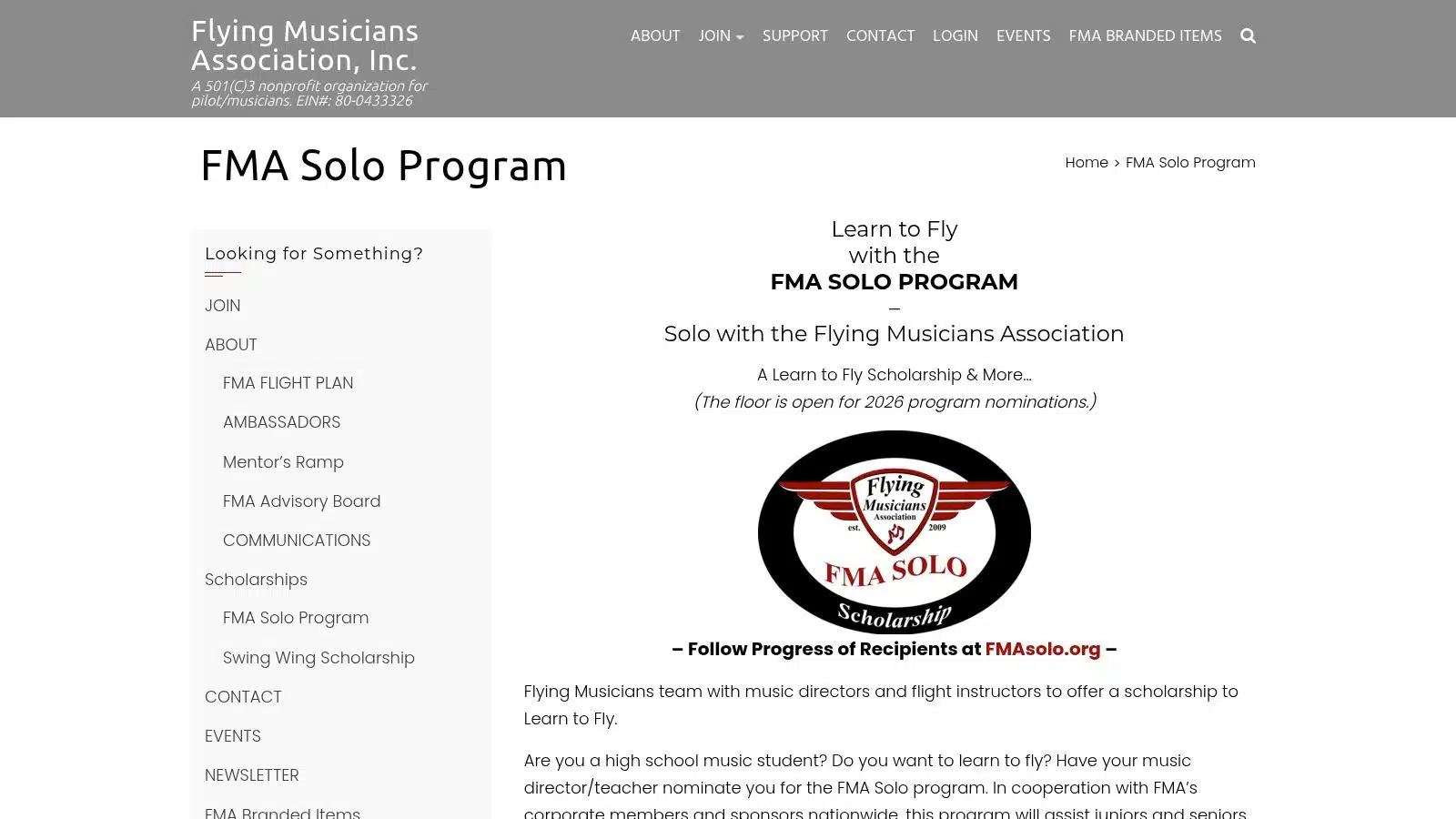 12 Grants for Flying Lessons to Launch Your Career in 2026 11 Flying Musicians Association (FMA) Solo Program