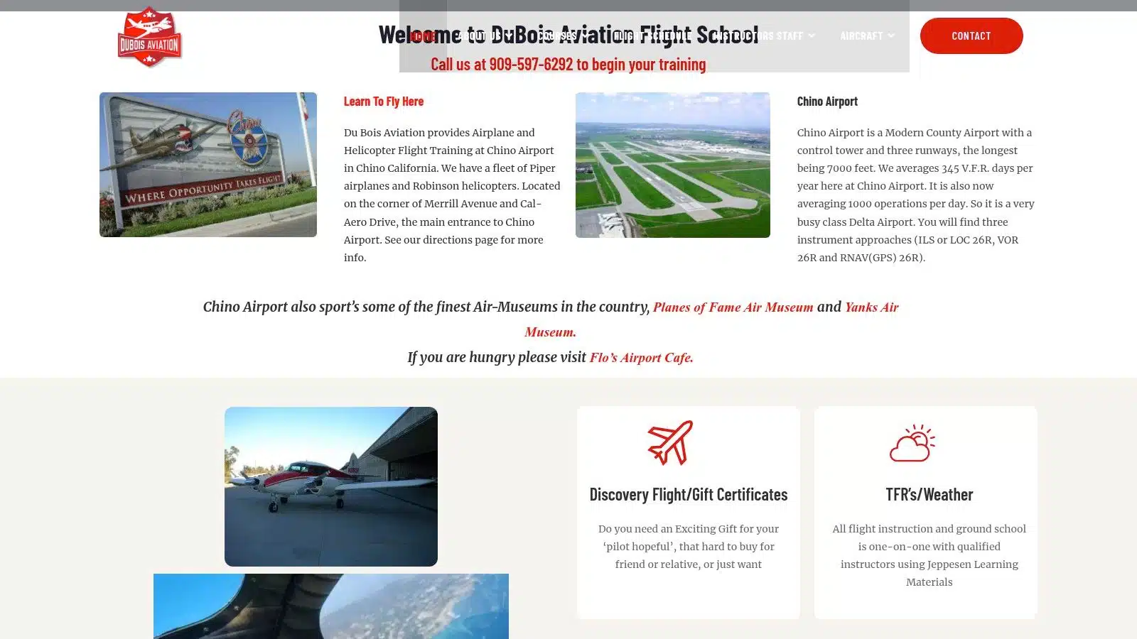 Top 7 LA Flight Schools: A 2026 Pilot's Guide 2 DuBois Aviation (KCNO)