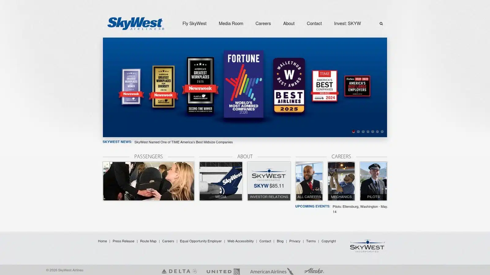 7 Top Companies Hiring Pilots in 2026 3 SkyWest Airlines