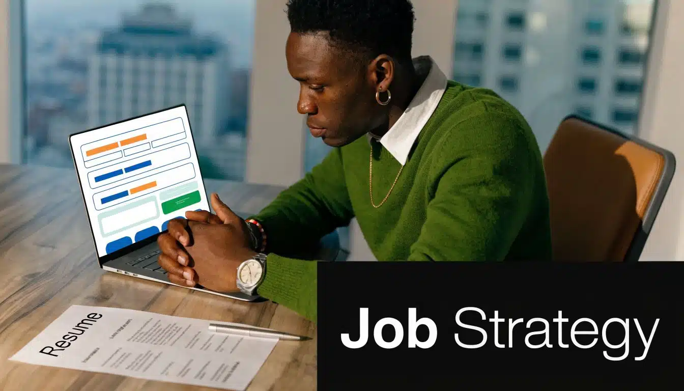 Secure Pilot SIC Jobs: Your 2026 Career Path 4 A professional man sitting at a desk with a laptop, reflecting on his resume and job strategy.