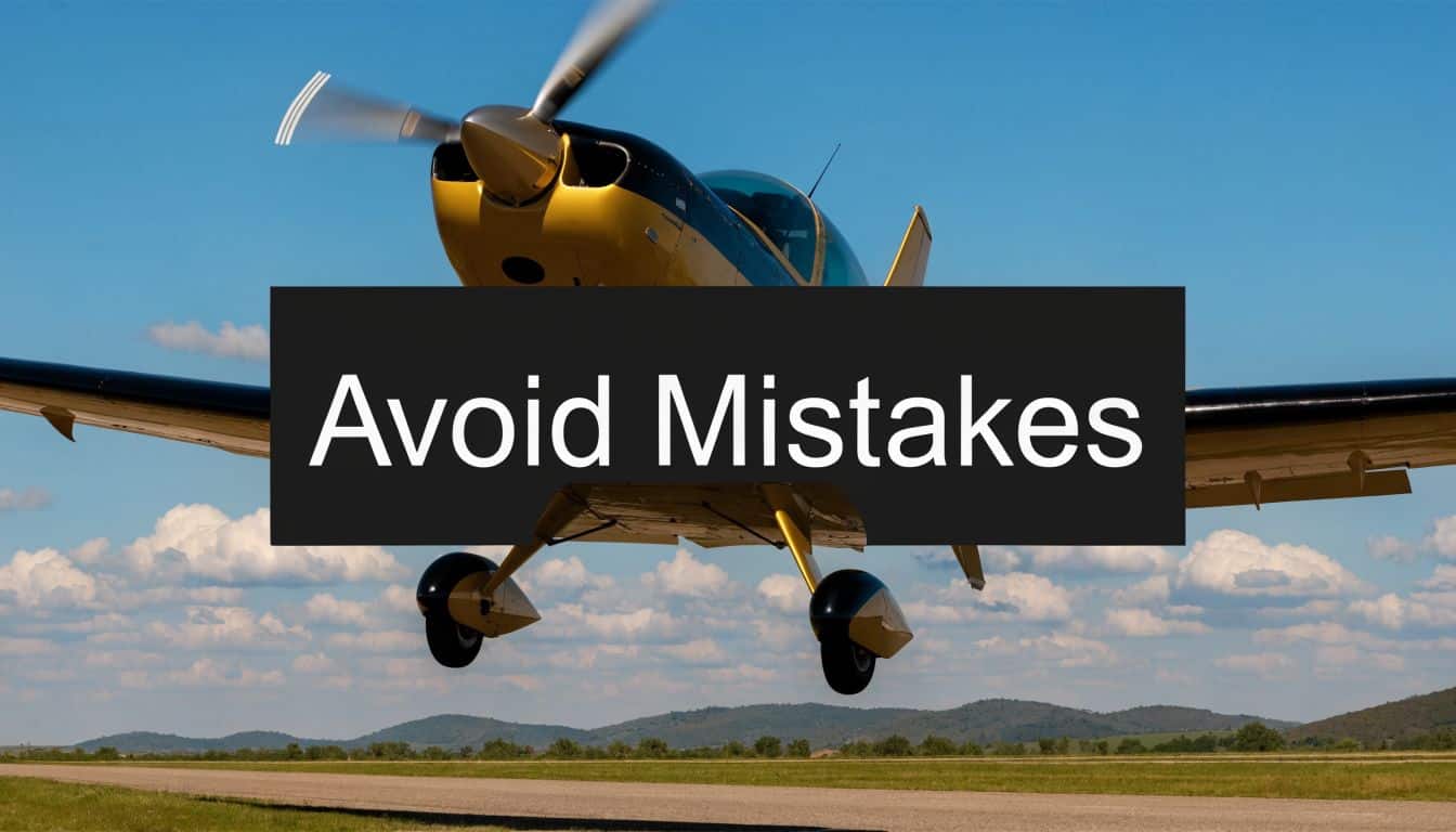 Side Slip Landing: A Pilot's Guide to Safe Crosswinds 5 A yellow and black light aircraft performing a side slip landing maneuver on a runway.