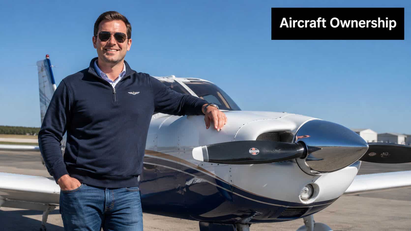How Much Does a Cargo Pilot Make? 2026 Guide 5 A smiling man wearing sunglasses standing next to a small private airplane on an airport tarmac.