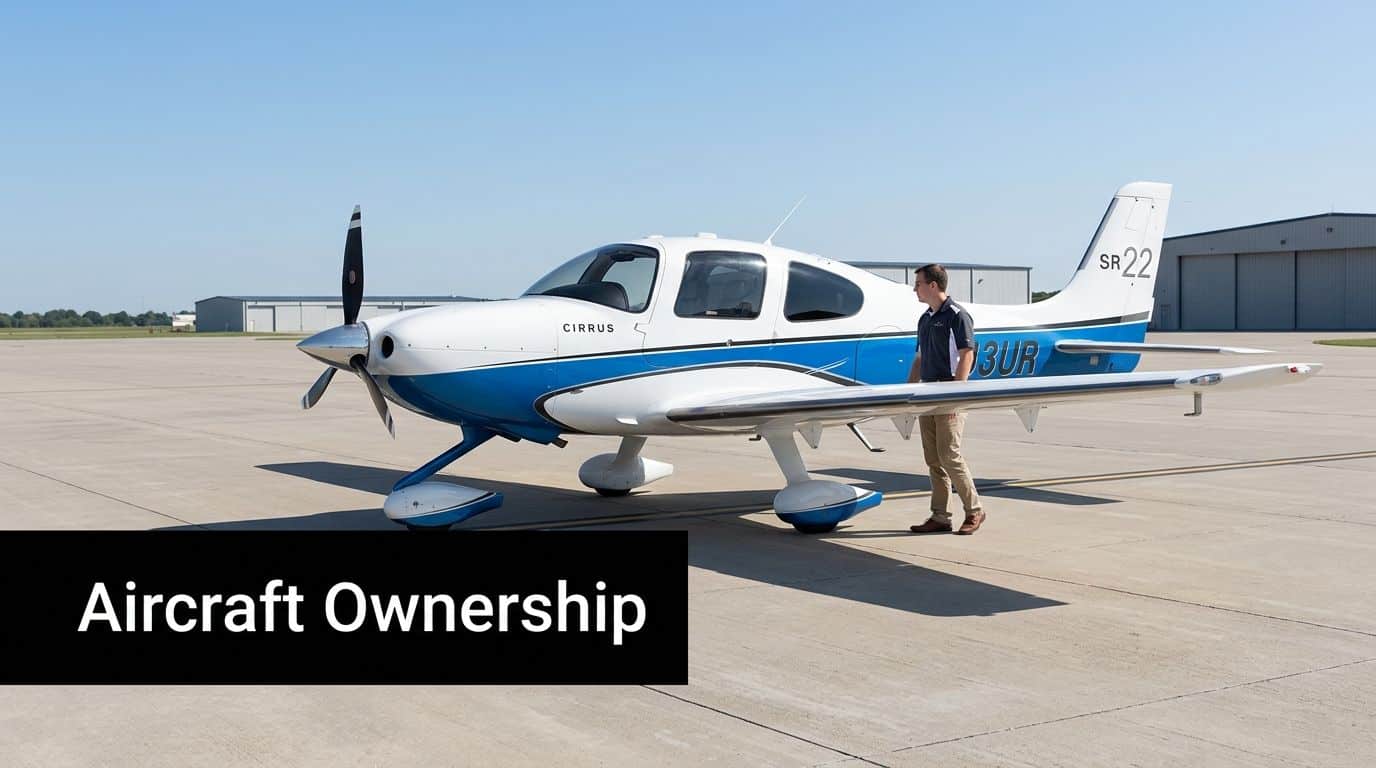 Instrument Approach Procedures: A Pilot's Guide for 2026 5 A man walks next to a Cirrus SR22 light aircraft parked on an airport tarmac.