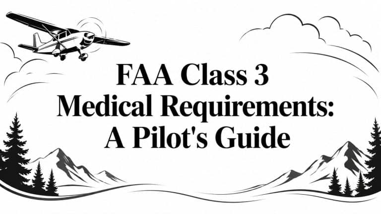 FAA Class 3 Medical Requirements: A Pilot’s Guide