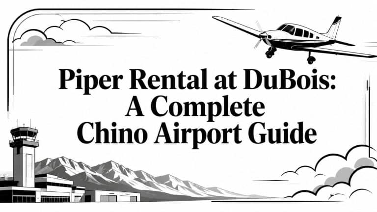 Piper Rental at DuBois: A Complete Chino Airport Guide