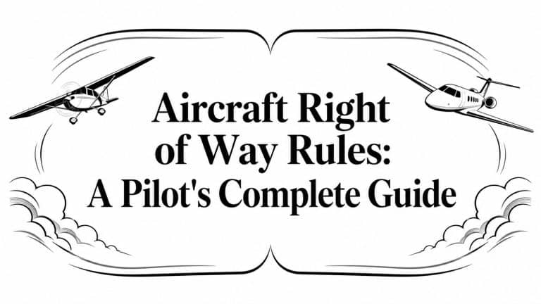 Aircraft Right of Way Rules: A Pilot’s Complete Guide