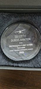 DuBois Aviation 2026 AOPA Distinguished Flight School award for the Pacific Region