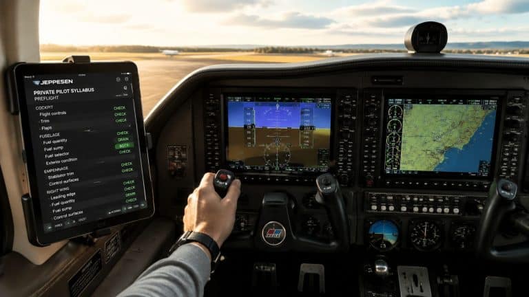 private pilot syllabus jeppesen cockpit view