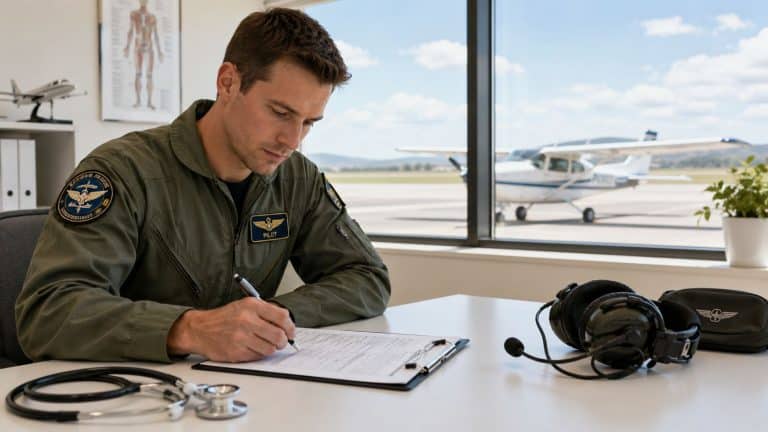 3rd class medical pilot exam
