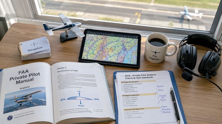 how to study for private pilot written exam pilot study