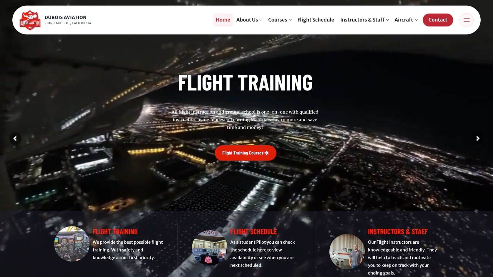 Full Motion Aircraft Simulator Training Guide 3 Screenshot from https://duboisaviation.com
