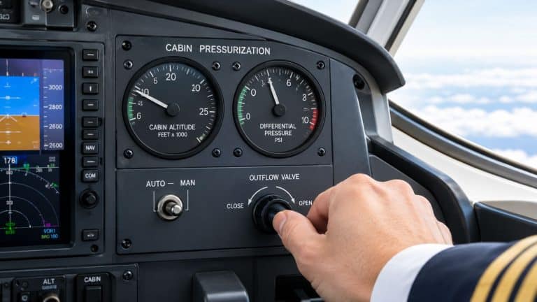 pressurization system cockpit controls